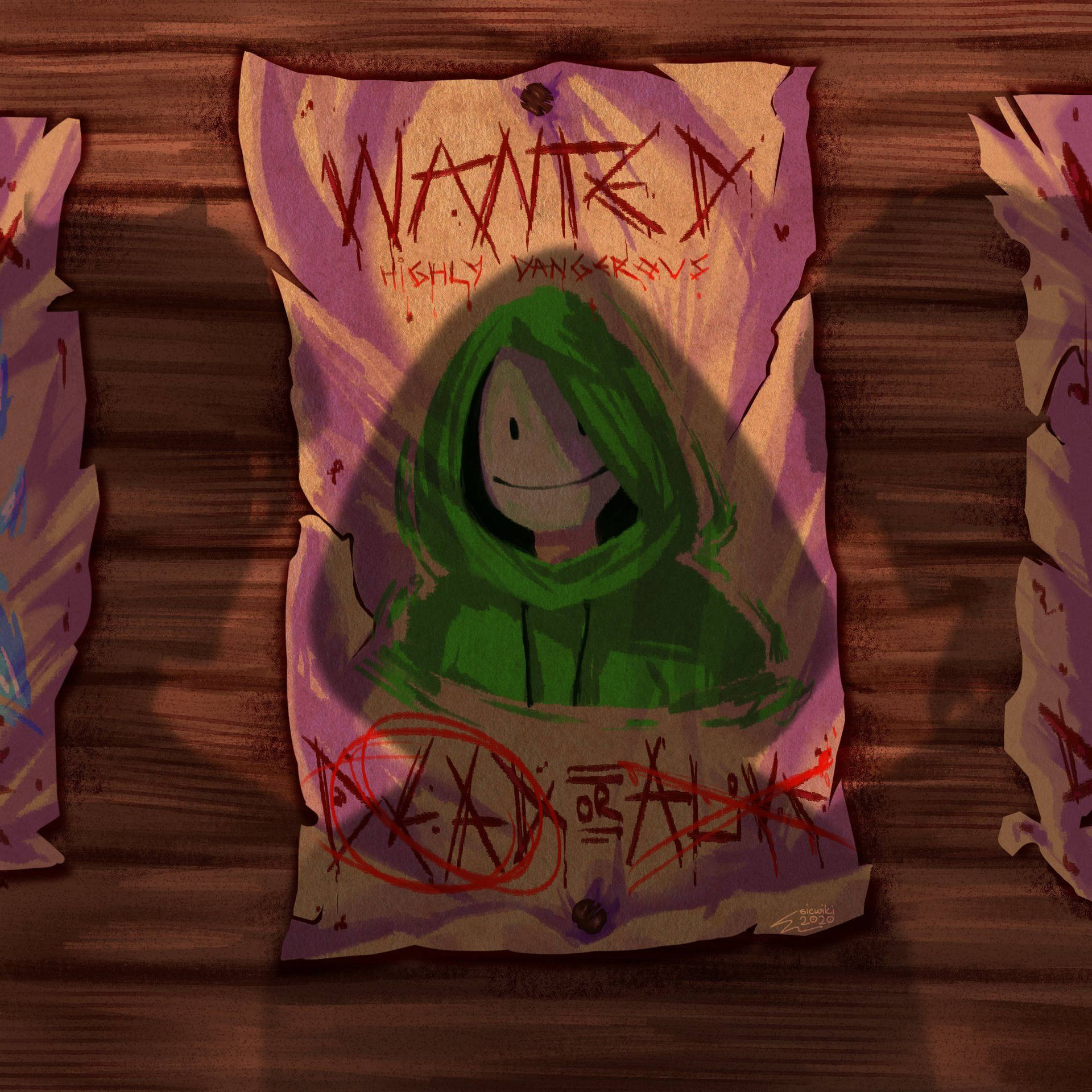 Dreamnotfound Wanted Poster Wallpaper