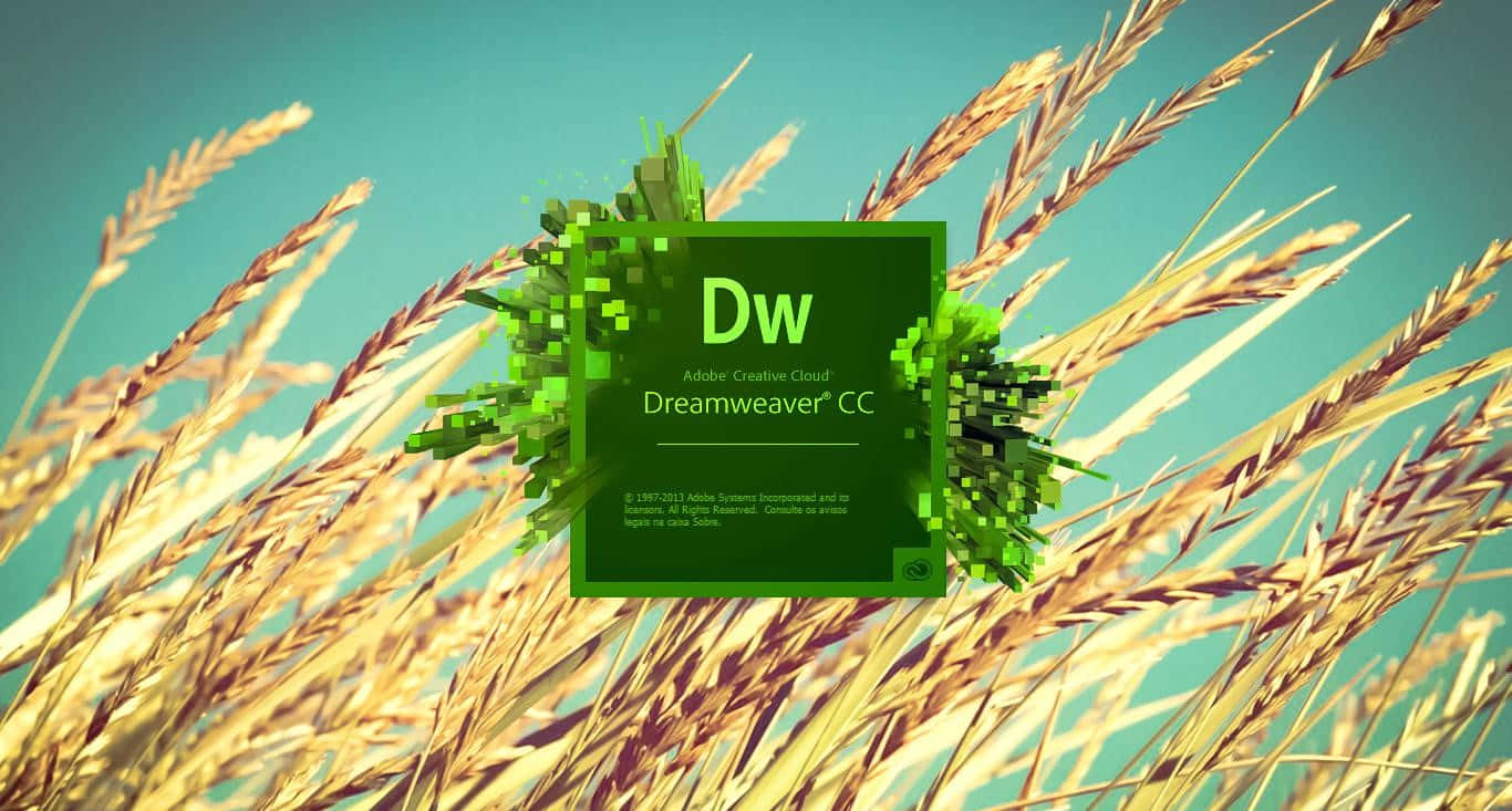 Dreamweaver editing software for creating and managing websites Wallpaper