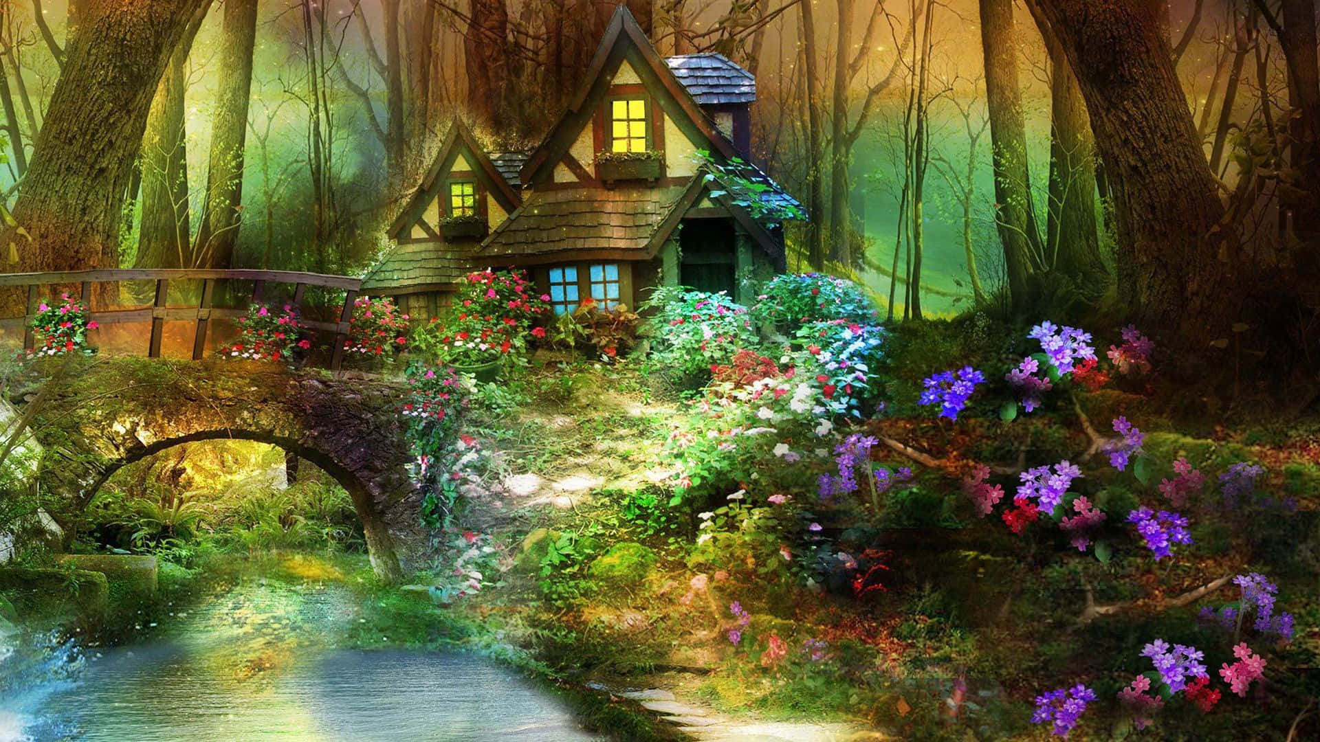 A Fairy House In The Forest