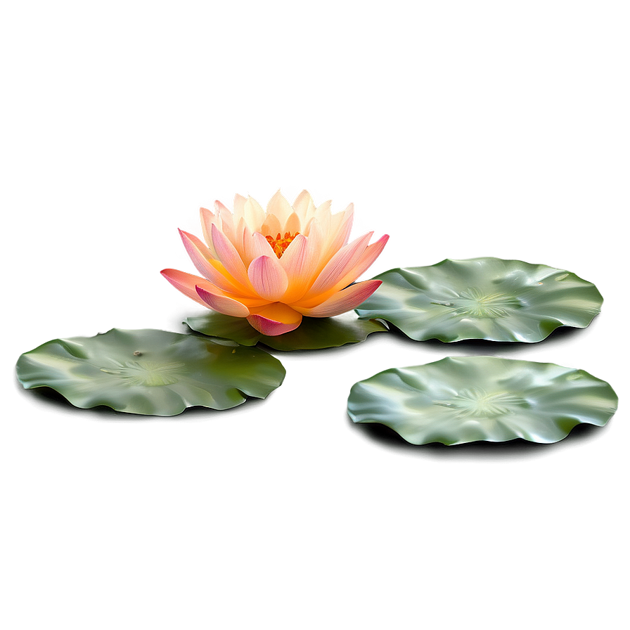 Dreamy Orange Lotus Png 99 PNG