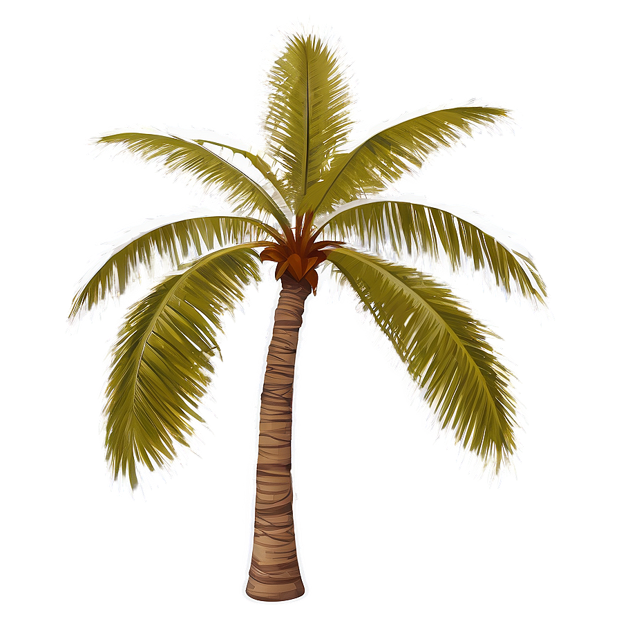 Dreamy Palm Tree Png 04292024 PNG