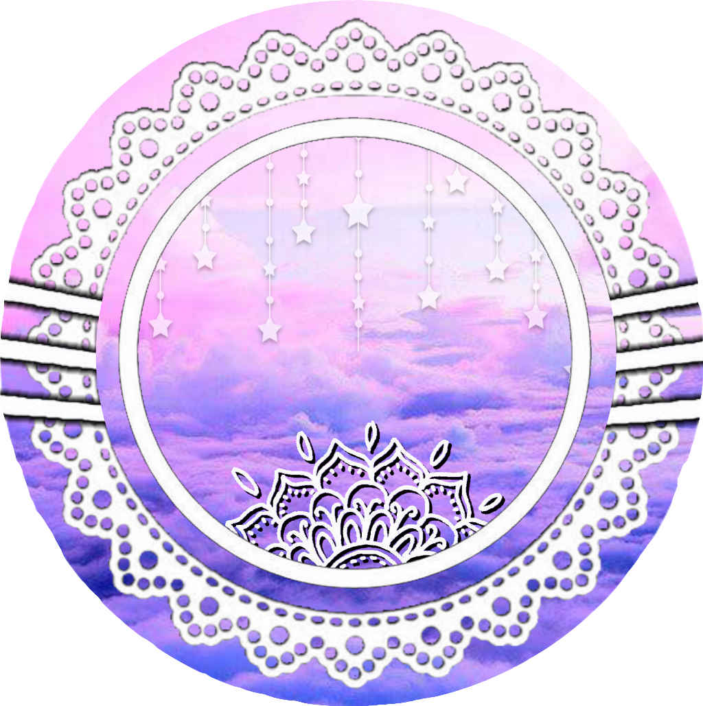 Dreamy Pink Mandala Circle Design PNG