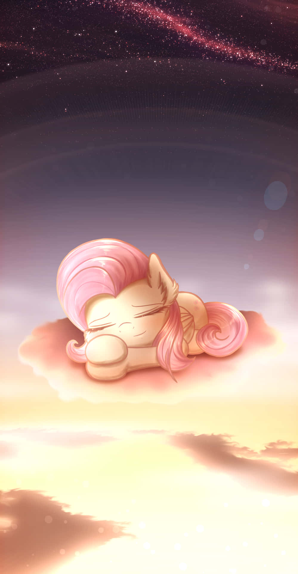 Dreamy Pony Nap Wallpaper