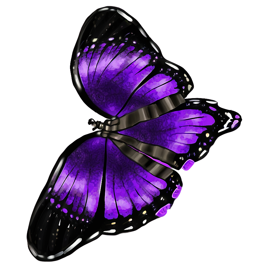 Download Dreamy Purple Butterfly Png 05232024