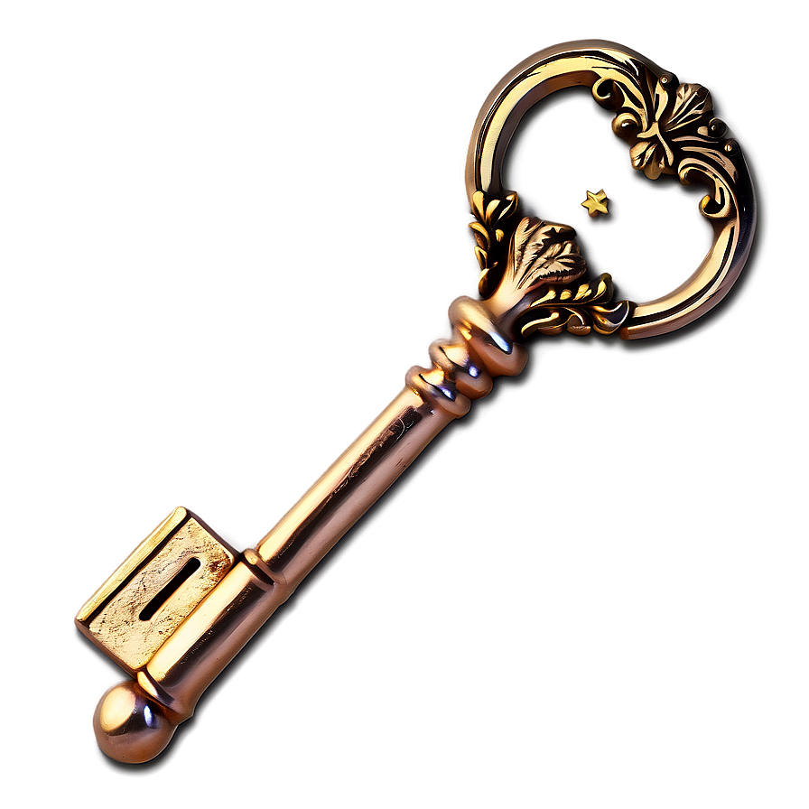 Dreamy Skeleton Key Design Png Wae PNG