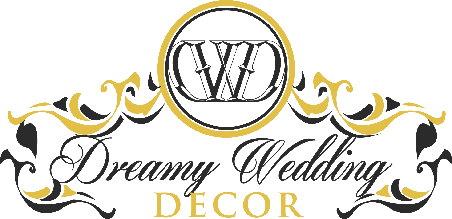 Dreamy Wedding Decor Logo PNG
