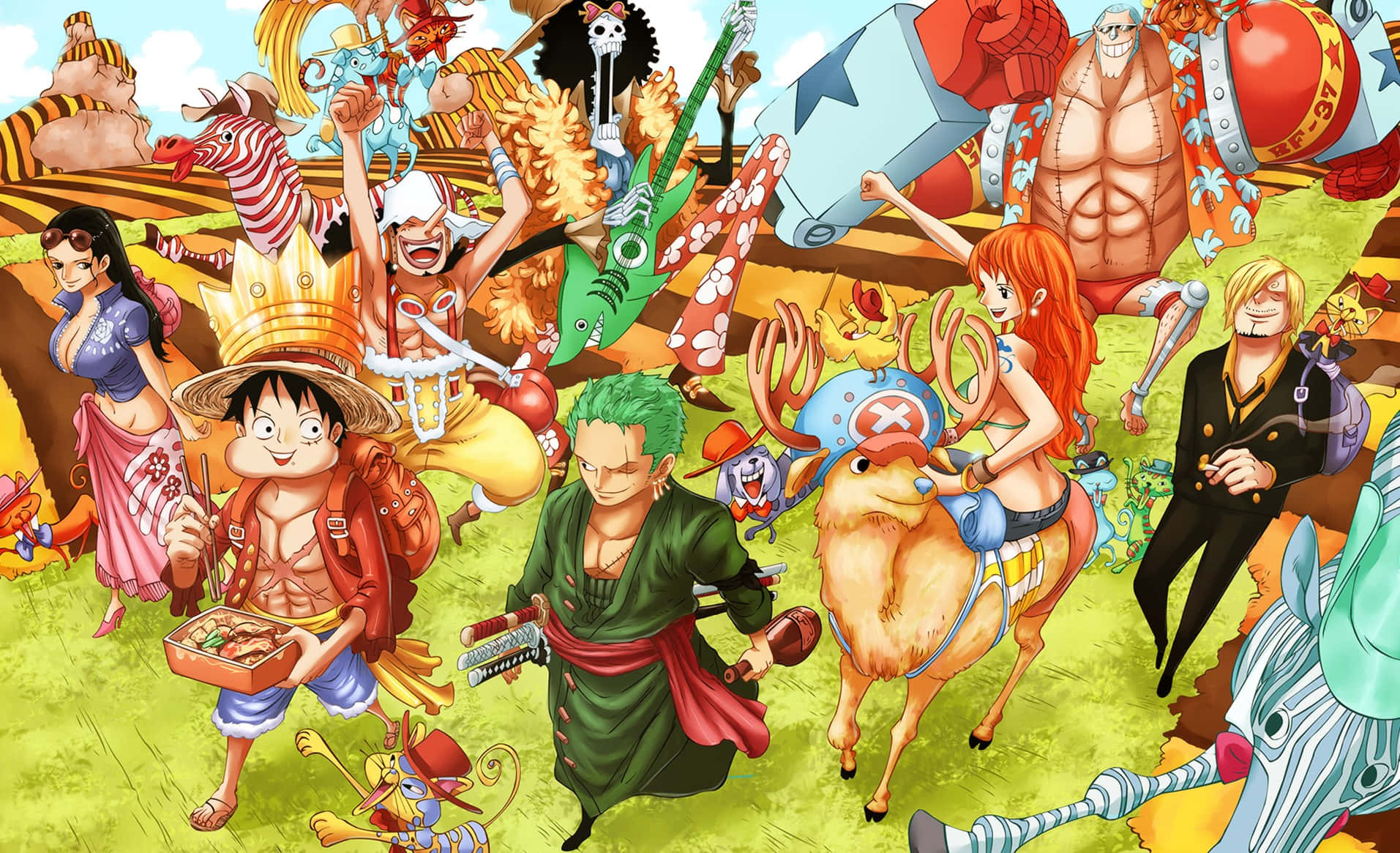 Welcome to Dressrosa - the land of adventure and excitement!" Wallpaper