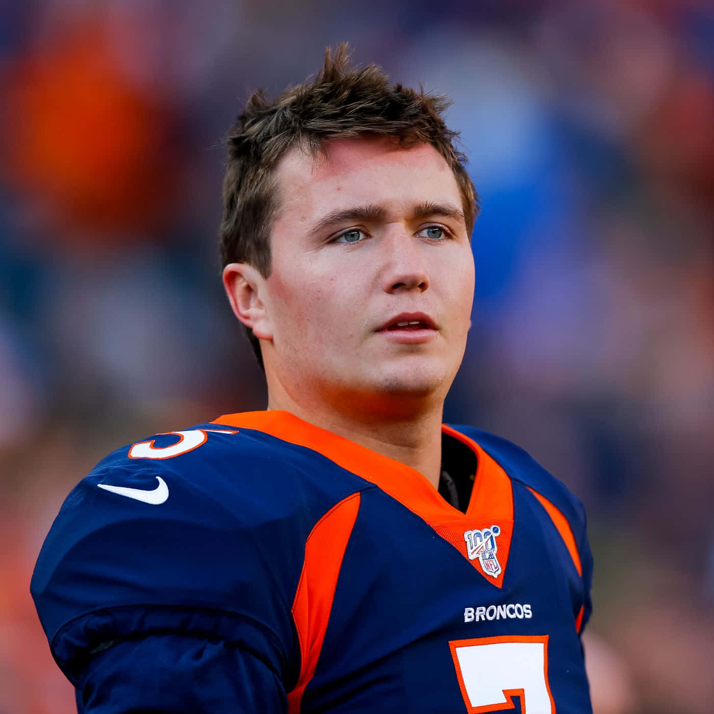 Drew Lock Denver Broncos Quarterback Wallpaper