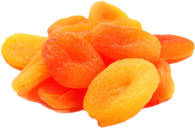 Dried Apricots Pile Transparent Background PNG