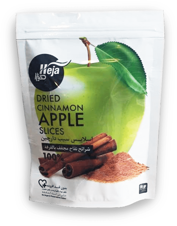 Dried Cinnamon Apple Slices Packaging PNG