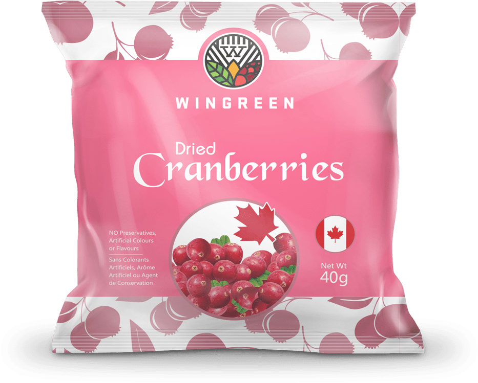 Dried Cranberries Package Design PNG