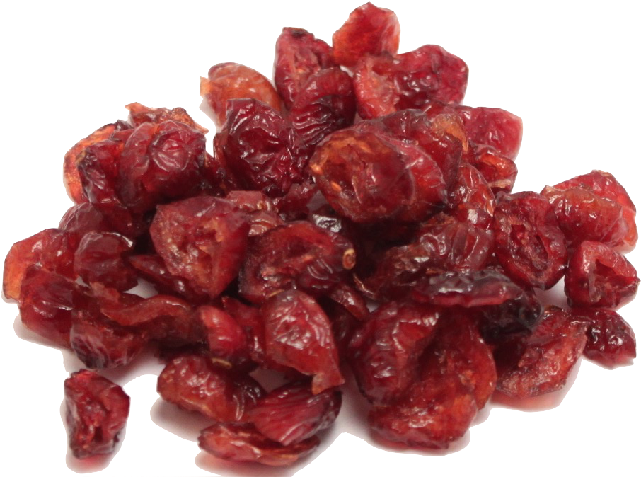 Dried Cranberries Pile Transparent Background PNG