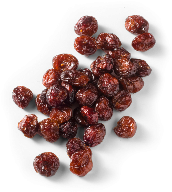 Dried Cranberries Top View PNG