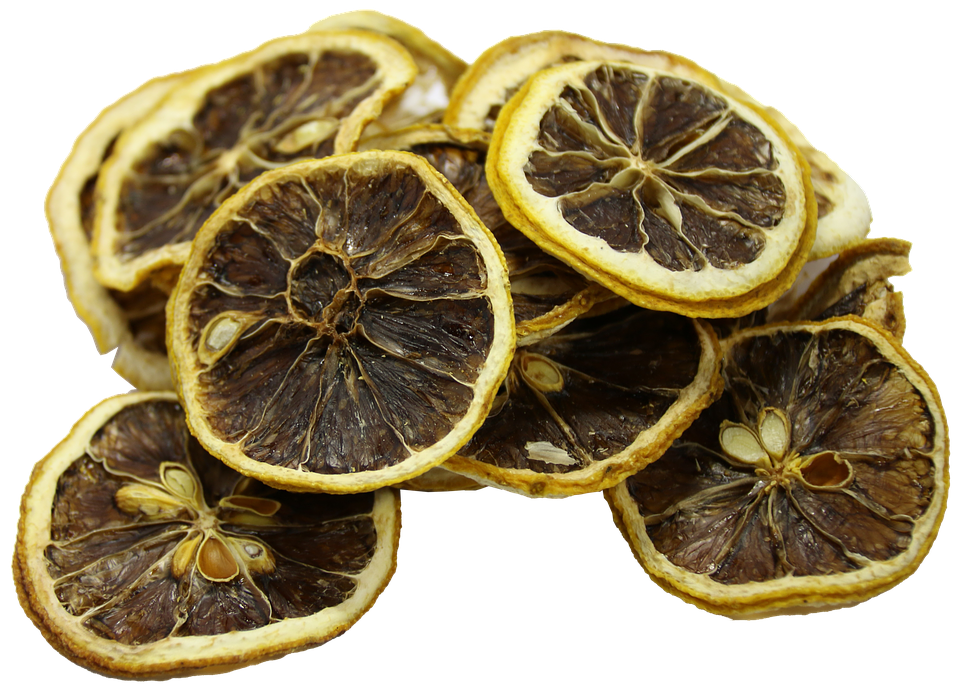 Dried Lemon Slices Transparent Background PNG