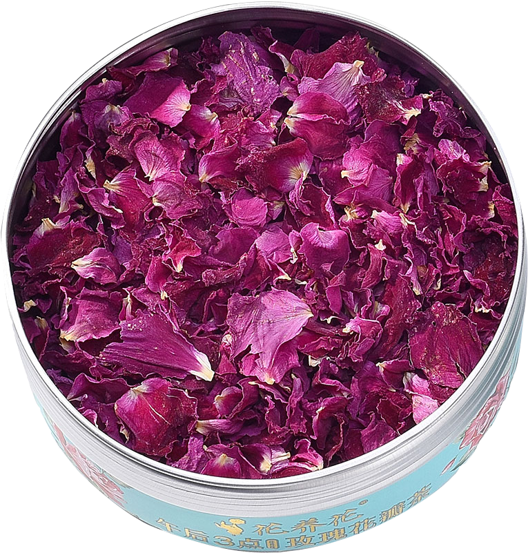 Dried Rose Petalsin Tin PNG