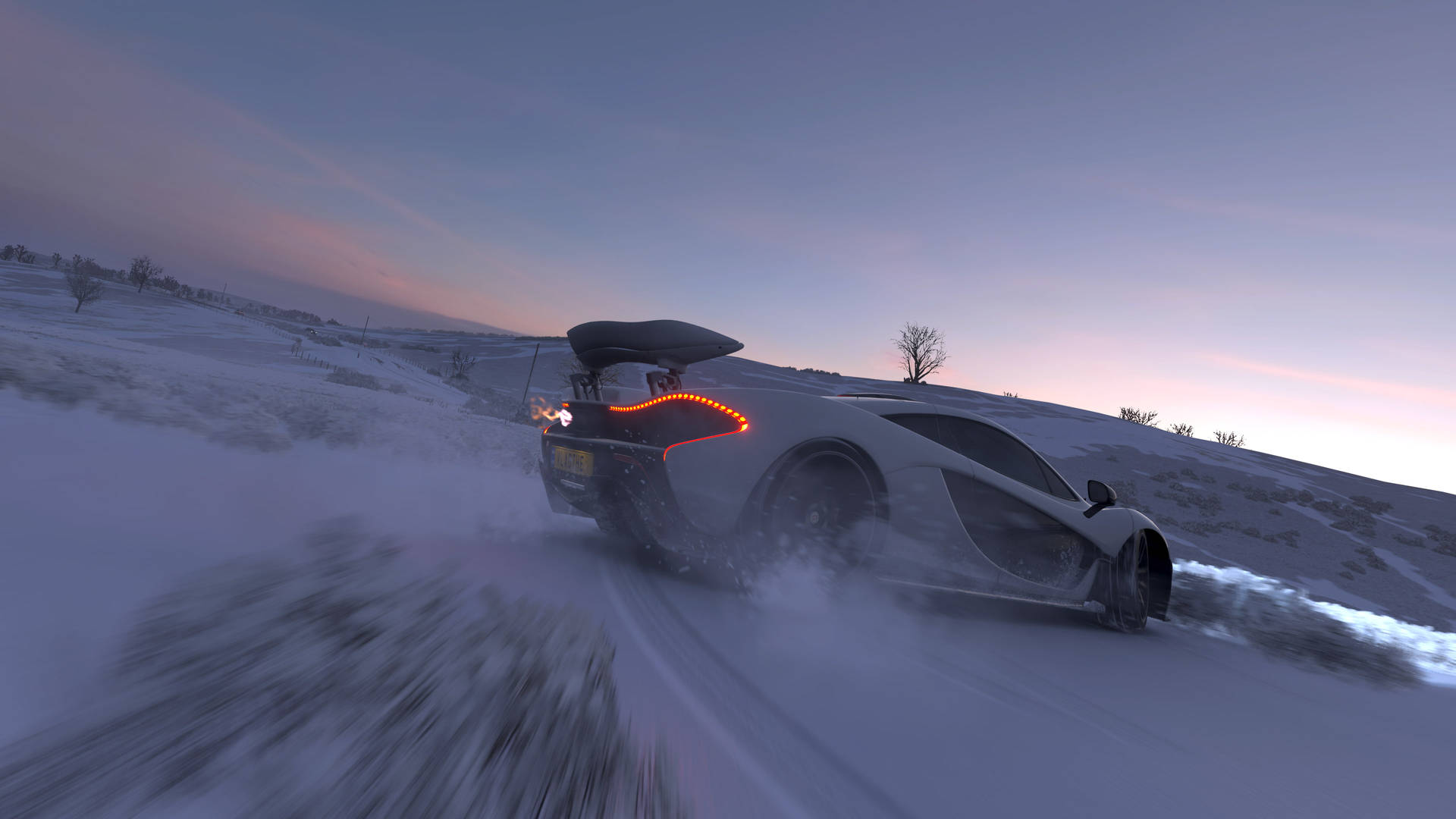 Drift Cars Forza Horizon 4 Snow Wallpaper