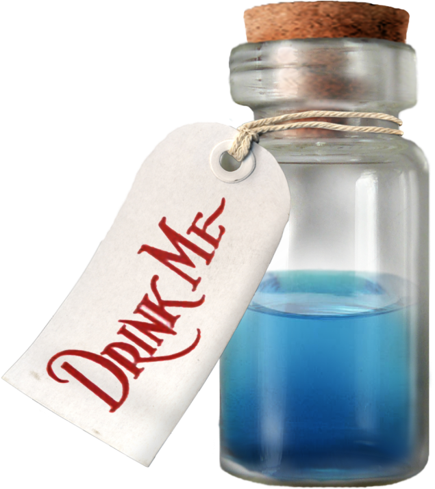 Drink Me Potion Wonderland PNG