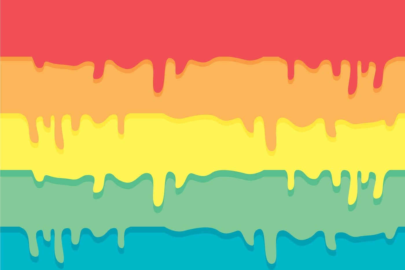 Abstract multicolored drip background