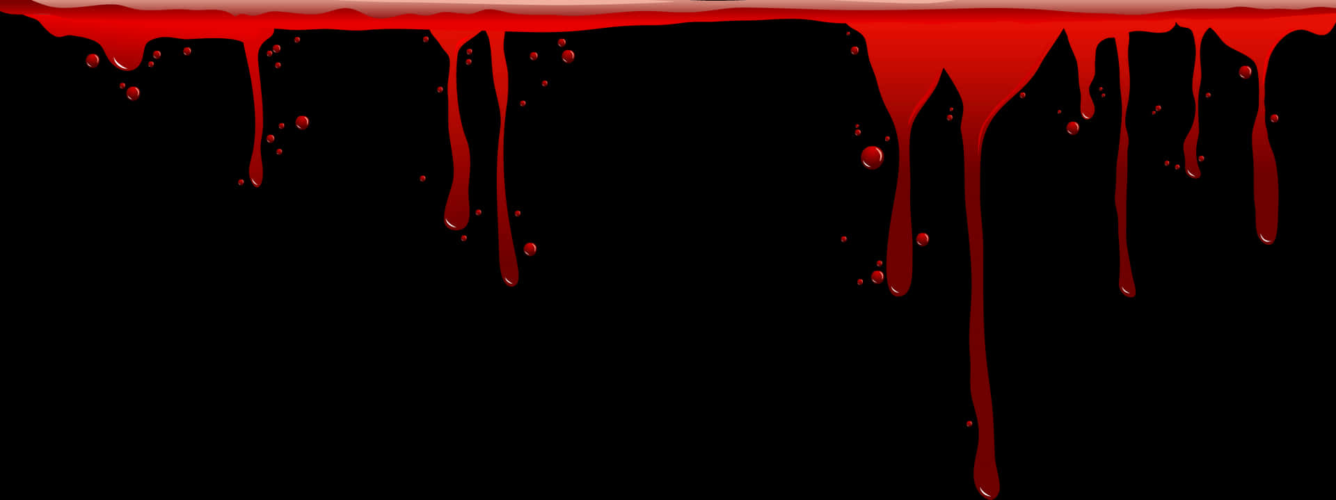 Dripping Blood Banner PNG
