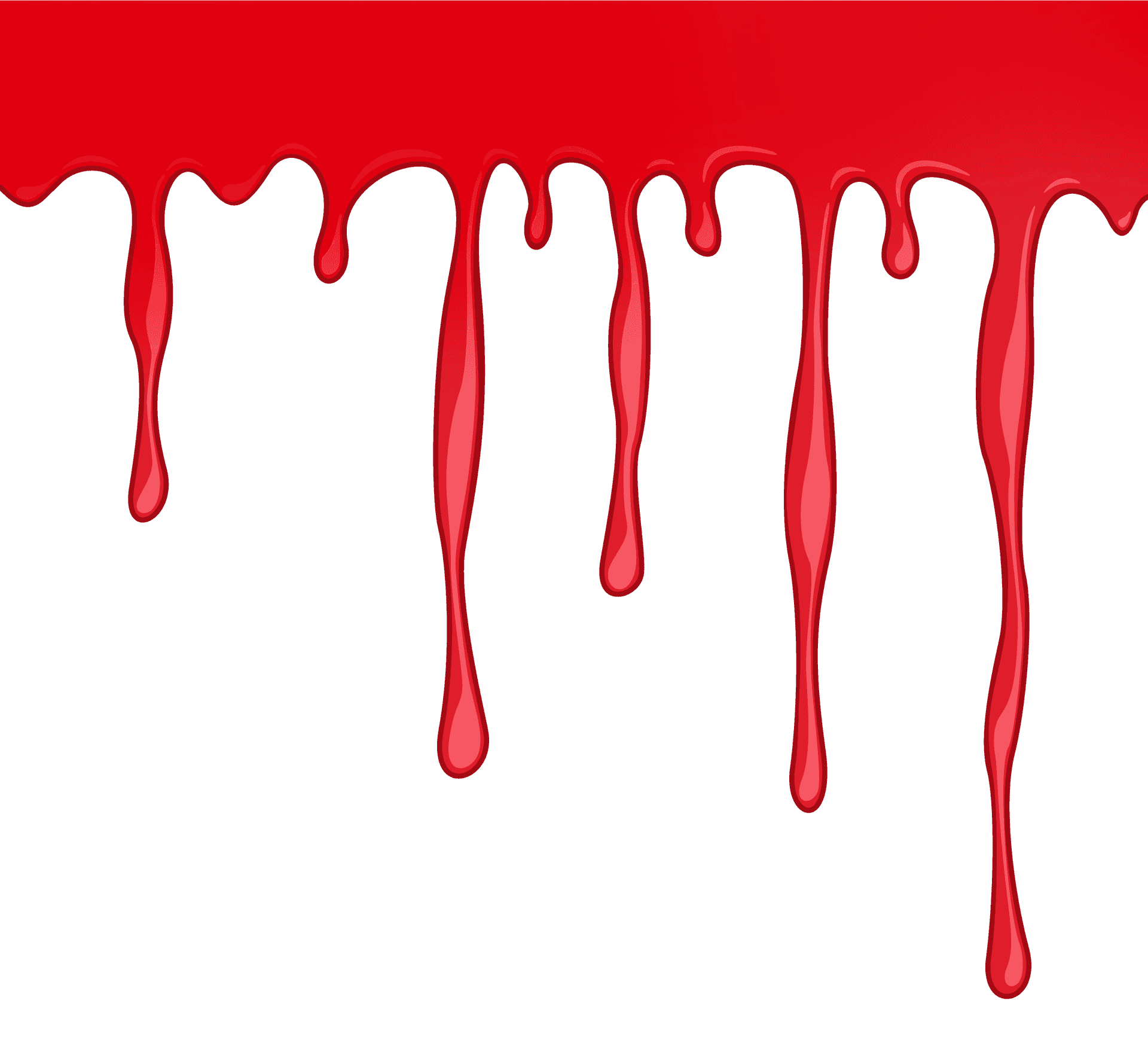 Dripping Red Liquidon Gray Background PNG