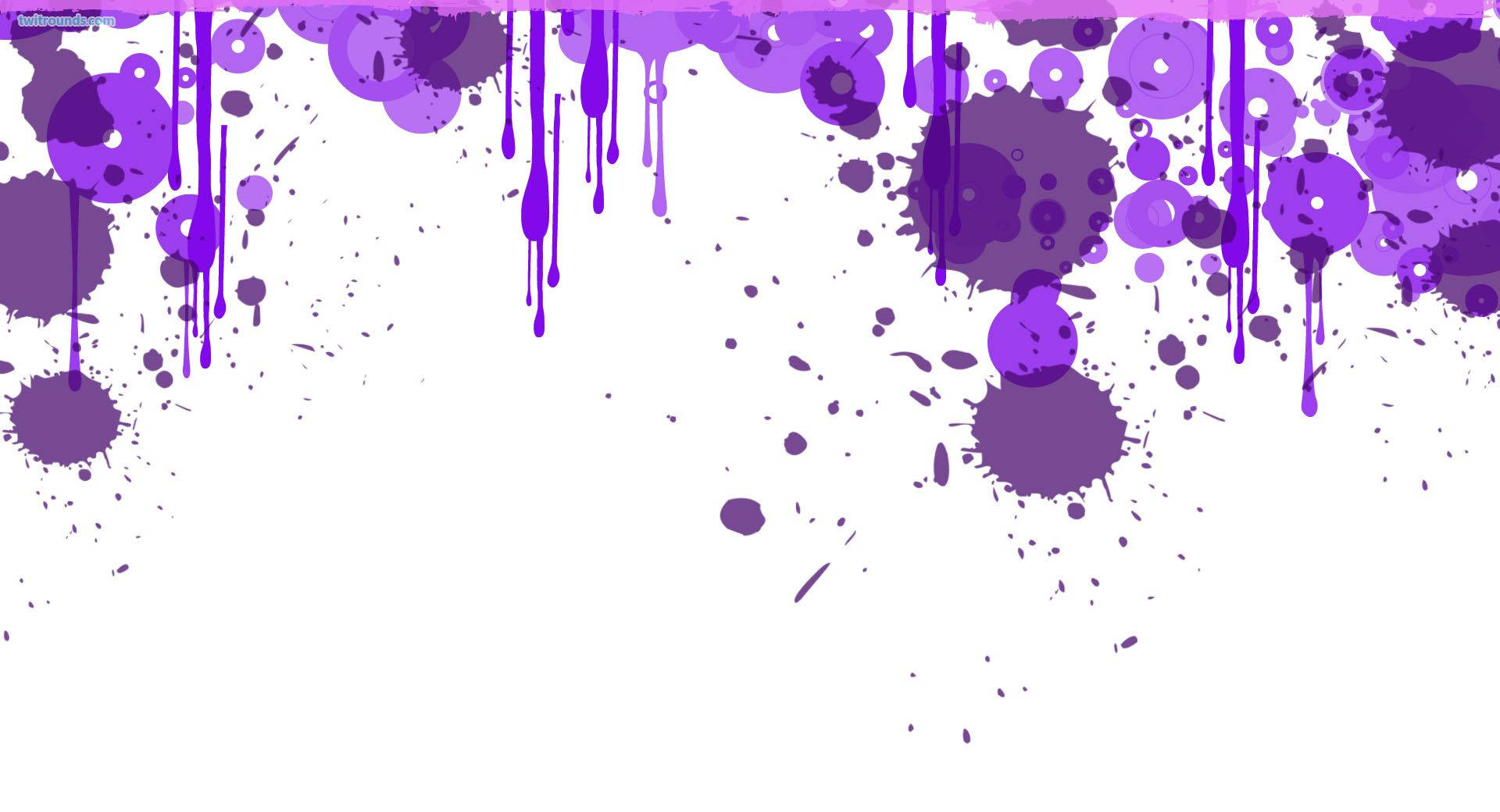 Drippy Purple Paint Splash Wallpaper