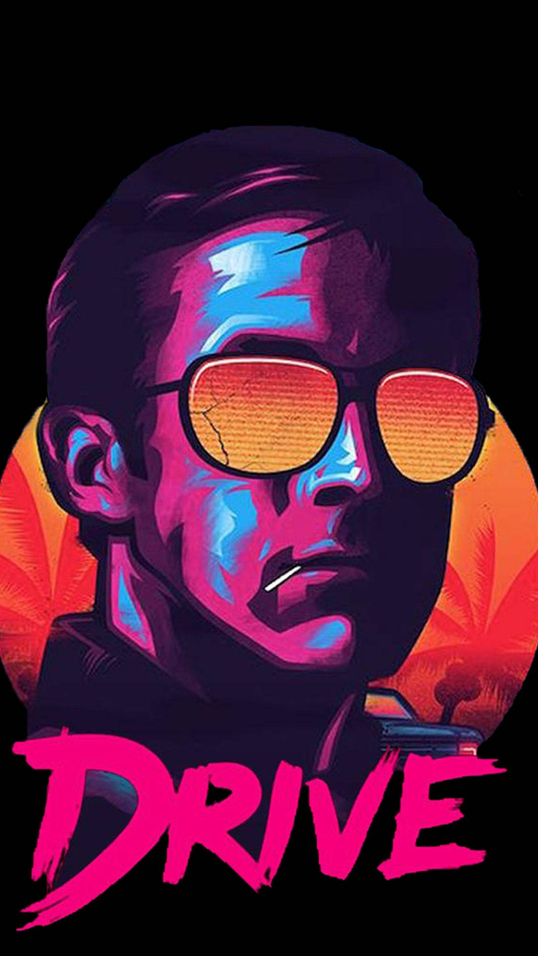 Drive Movie 80s Themed Cover Picture
