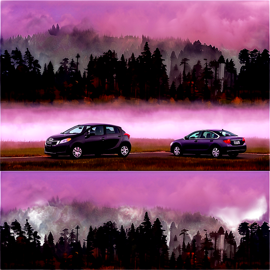 Driving Through The Fog Png Pae PNG