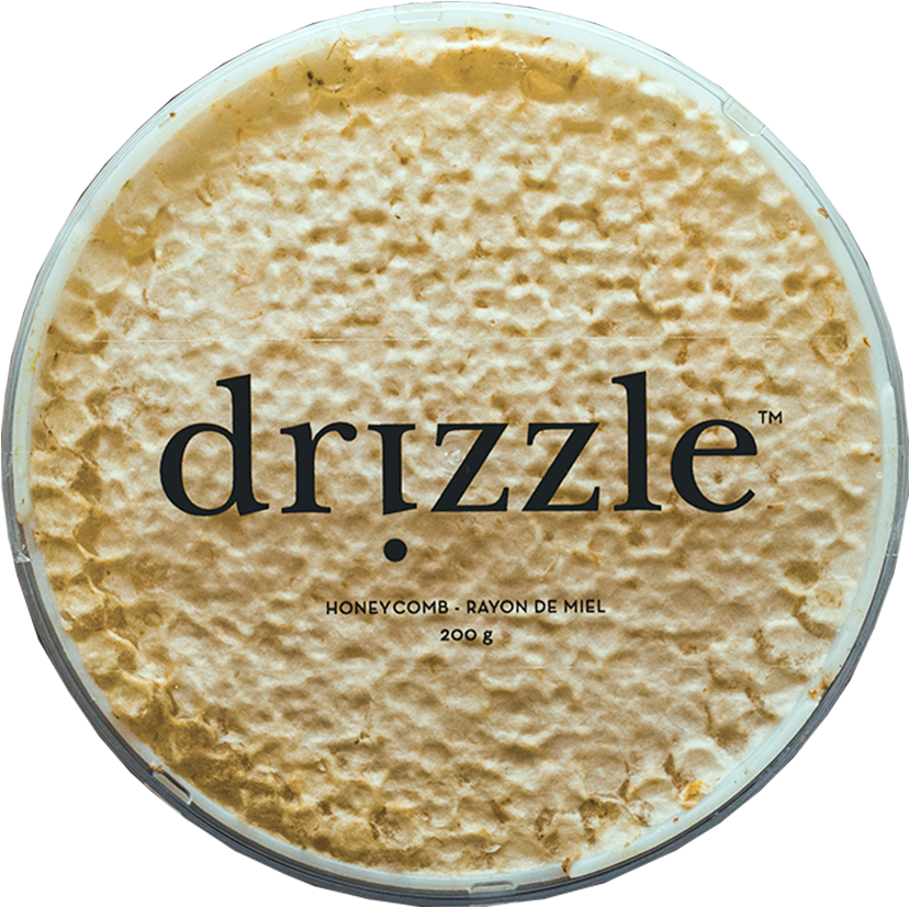 Drizzle Honeycomb Packaging Top View PNG