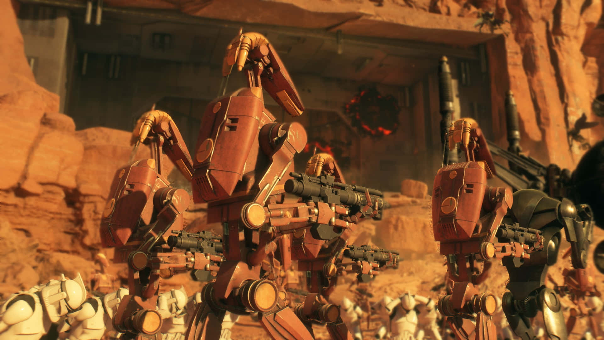 Join the Droid Army and help defend the galaxy! Wallpaper