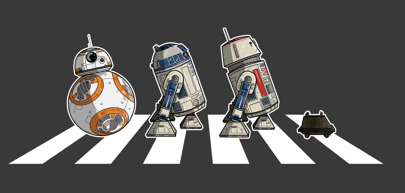 Droid Crossing Artwork Background