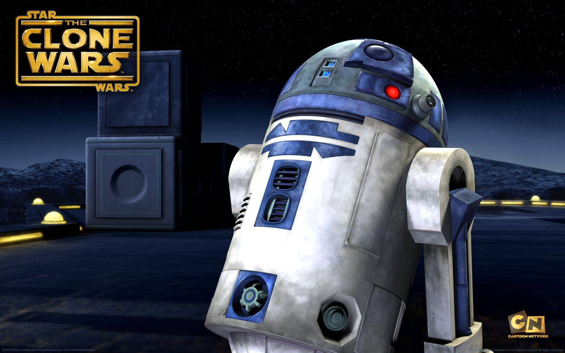 Droid R2d2 Looking Up Background