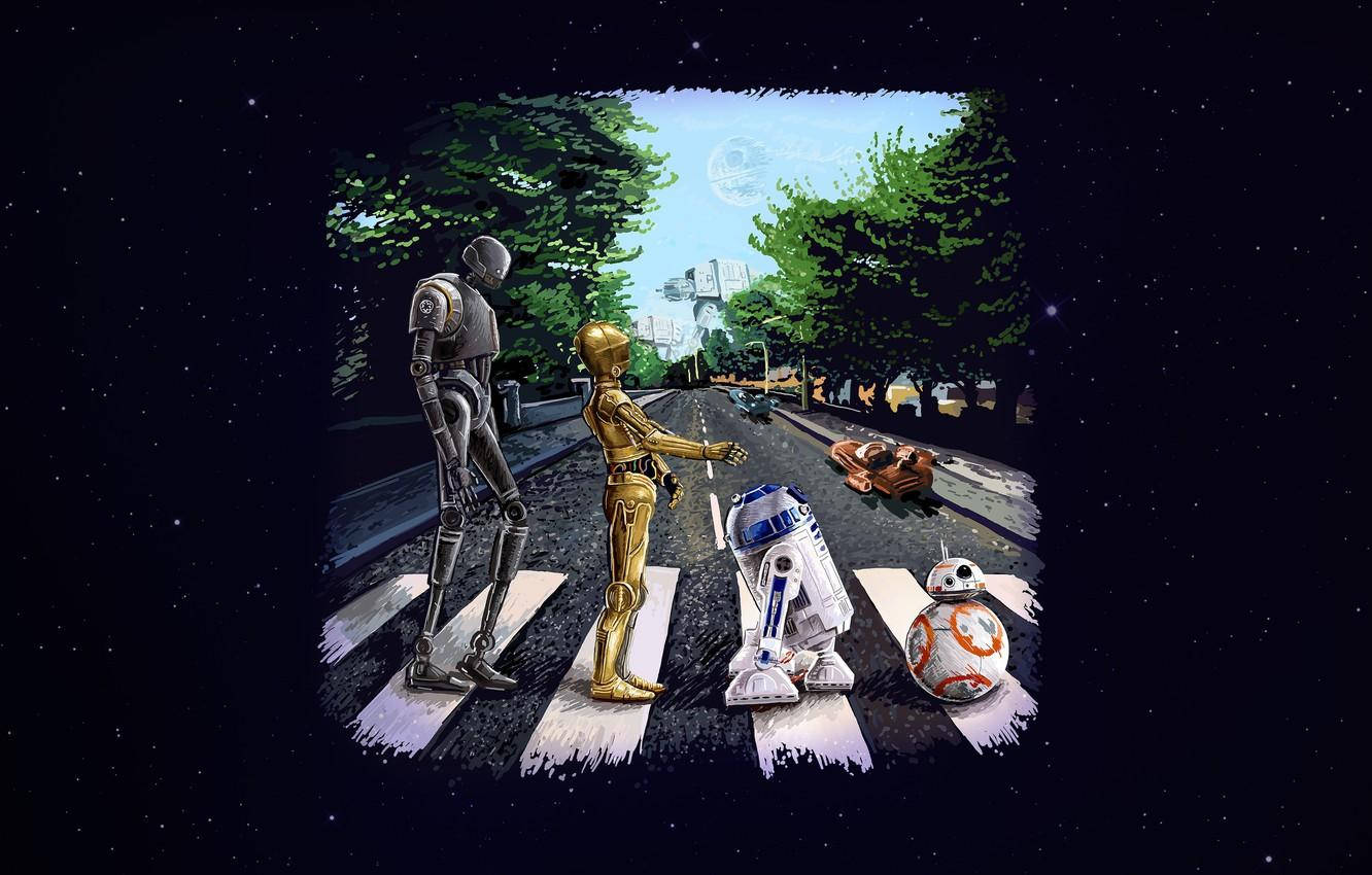 Droid Star Wars Abbey Road Wallpaper