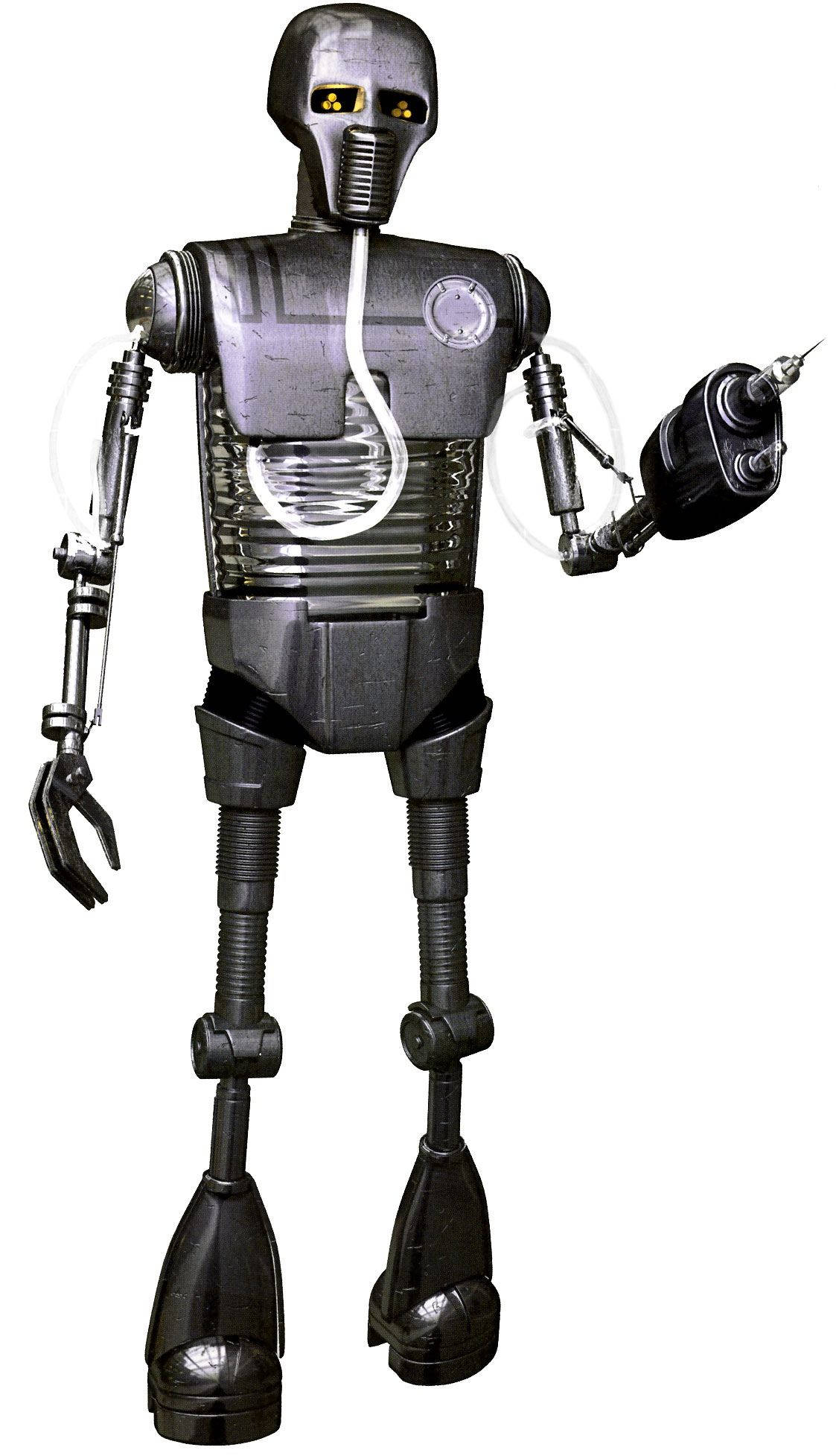 Droid Star Wars Gray Background