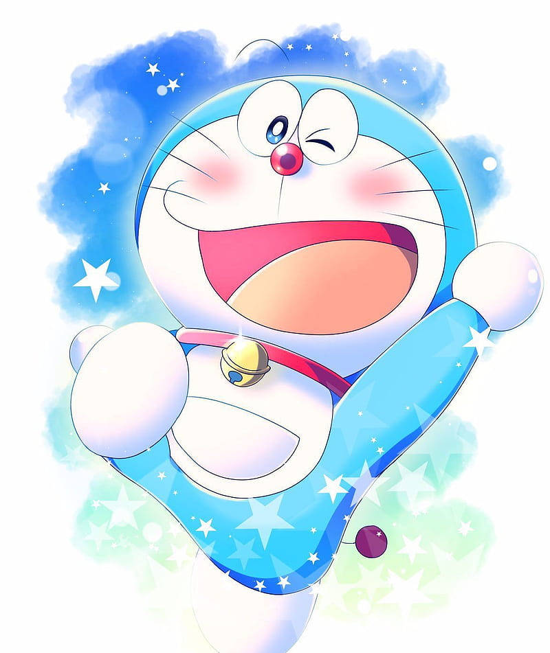 Drømmende Doraemon 4k Wallpaper