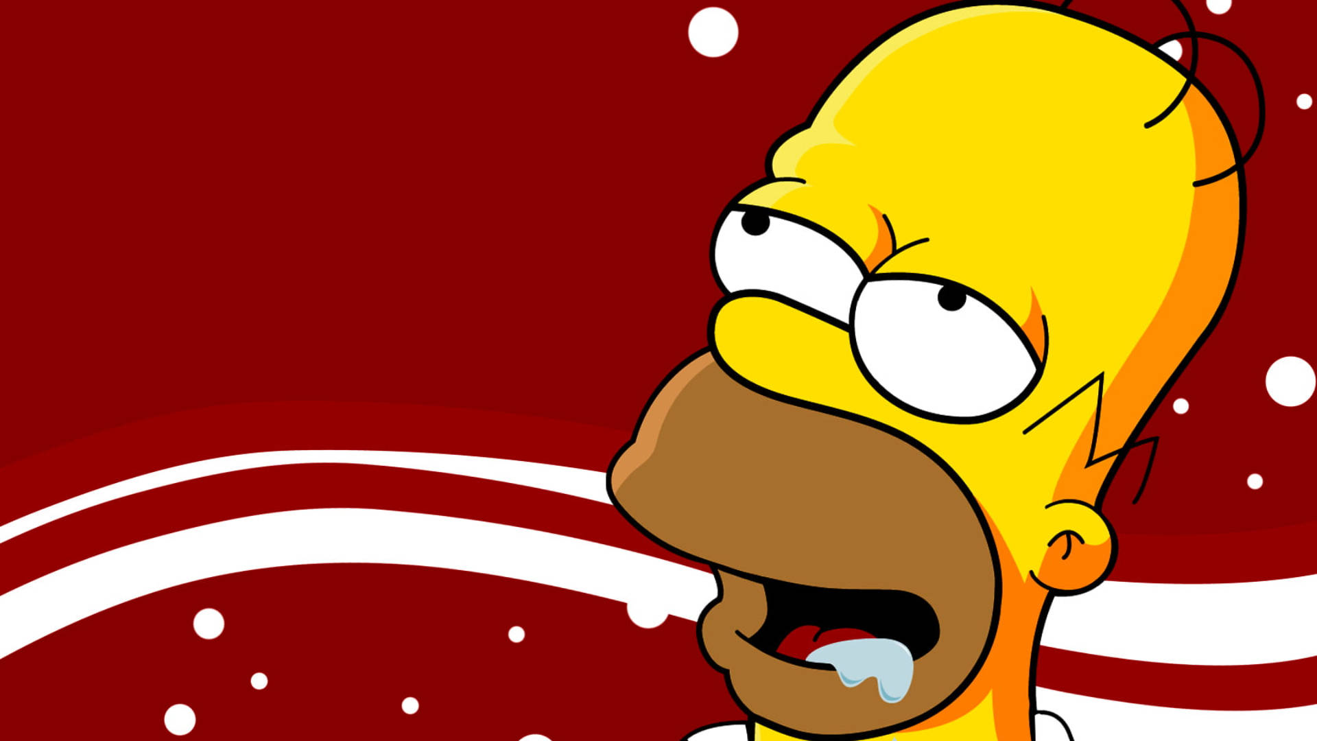 Drooling Homer Simpson Wallpaper