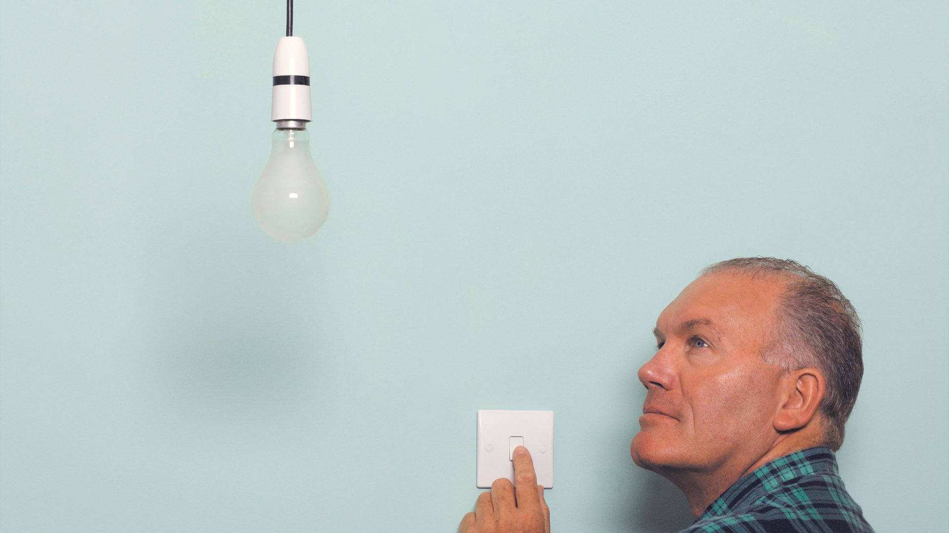 Drop Light Bulb Switch Wallpaper