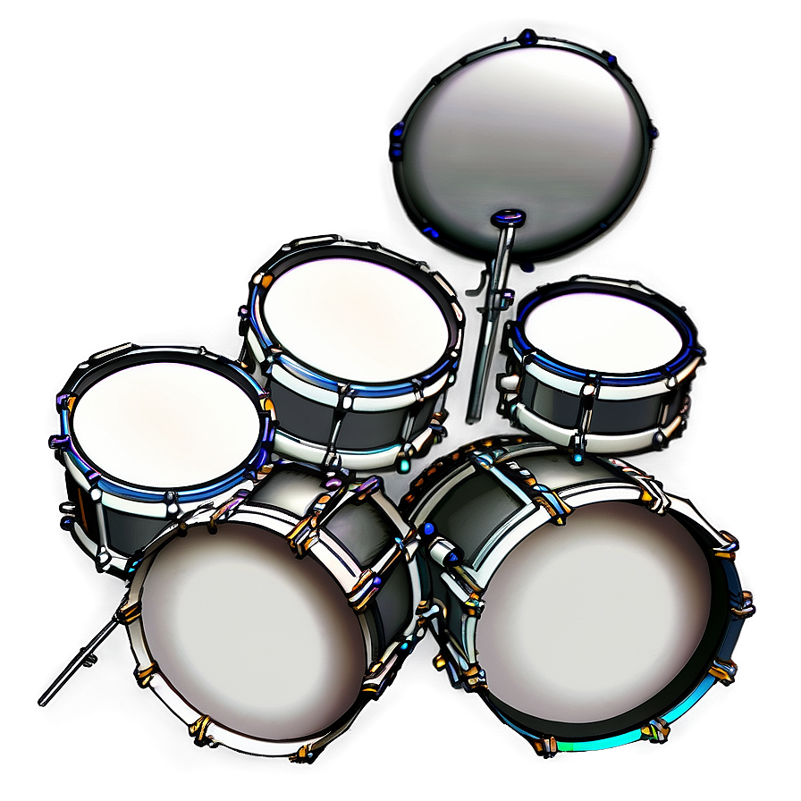 Download Drum Set 3d Png 14 | Wallpapers.com