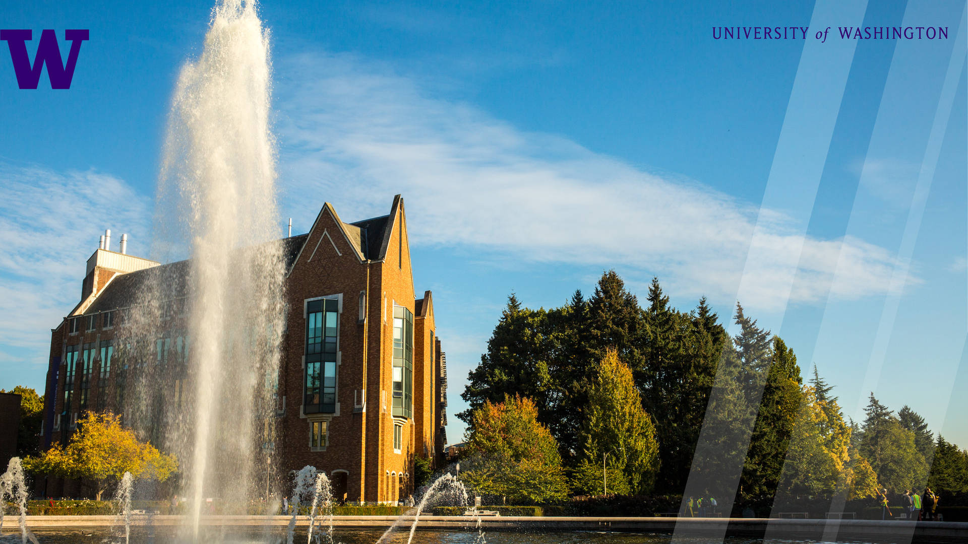 Drumhellet Fountain At University Of Washington Wallpaper