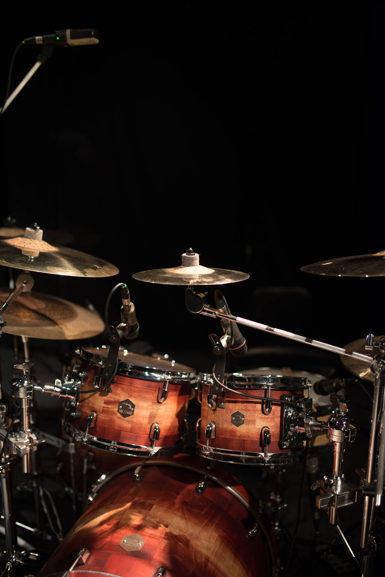 Drumset Under Spotlight SVG