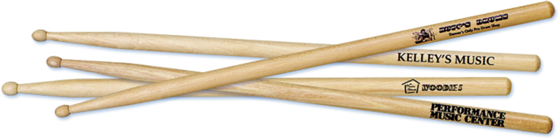 Drumsticks Branded Promotional PNG