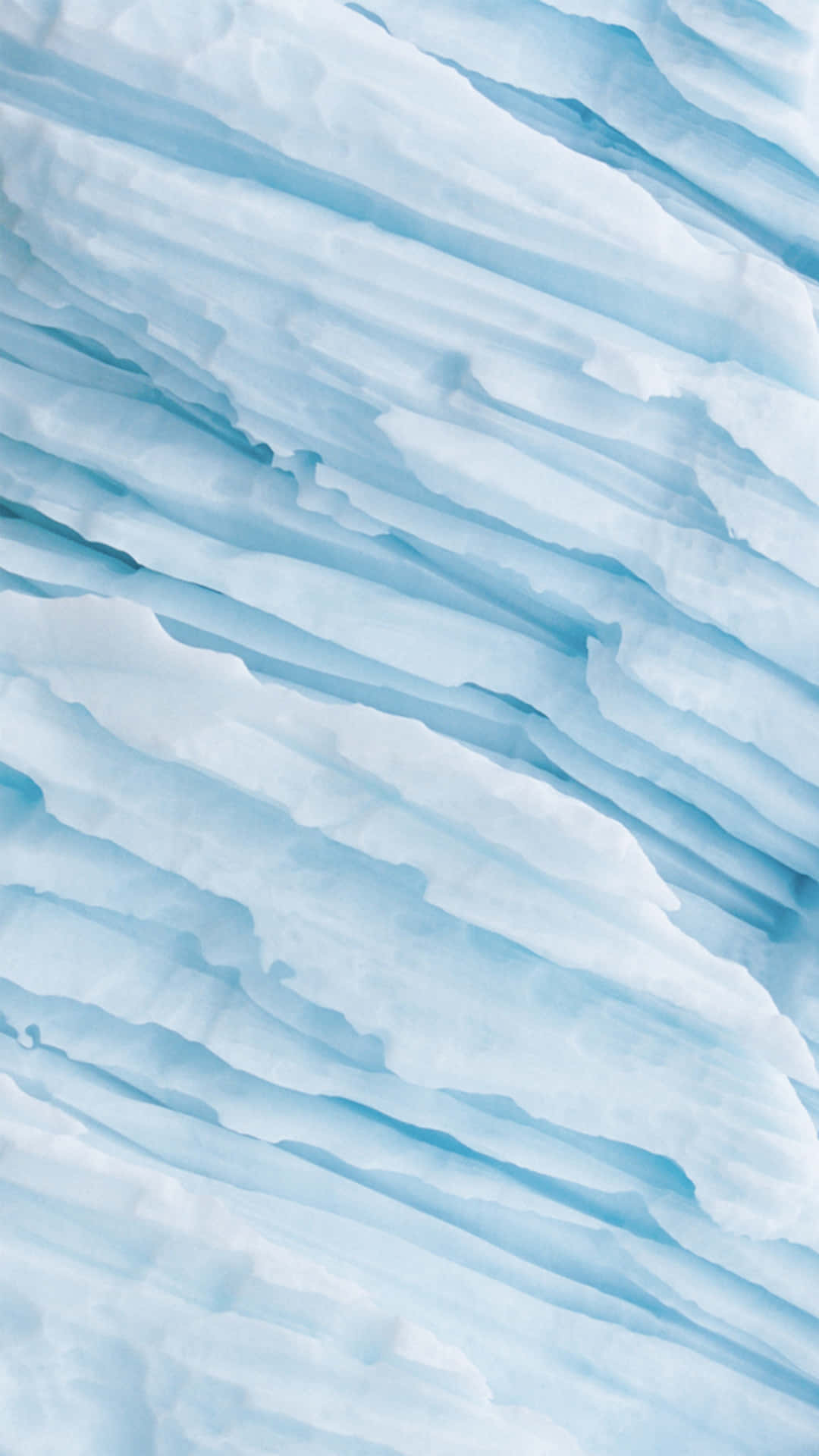 Dry Arctic Ice Aesthetic Light Blue Wallpaper