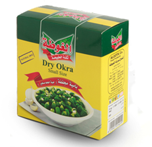 Dry Okra Package Small Size PNG