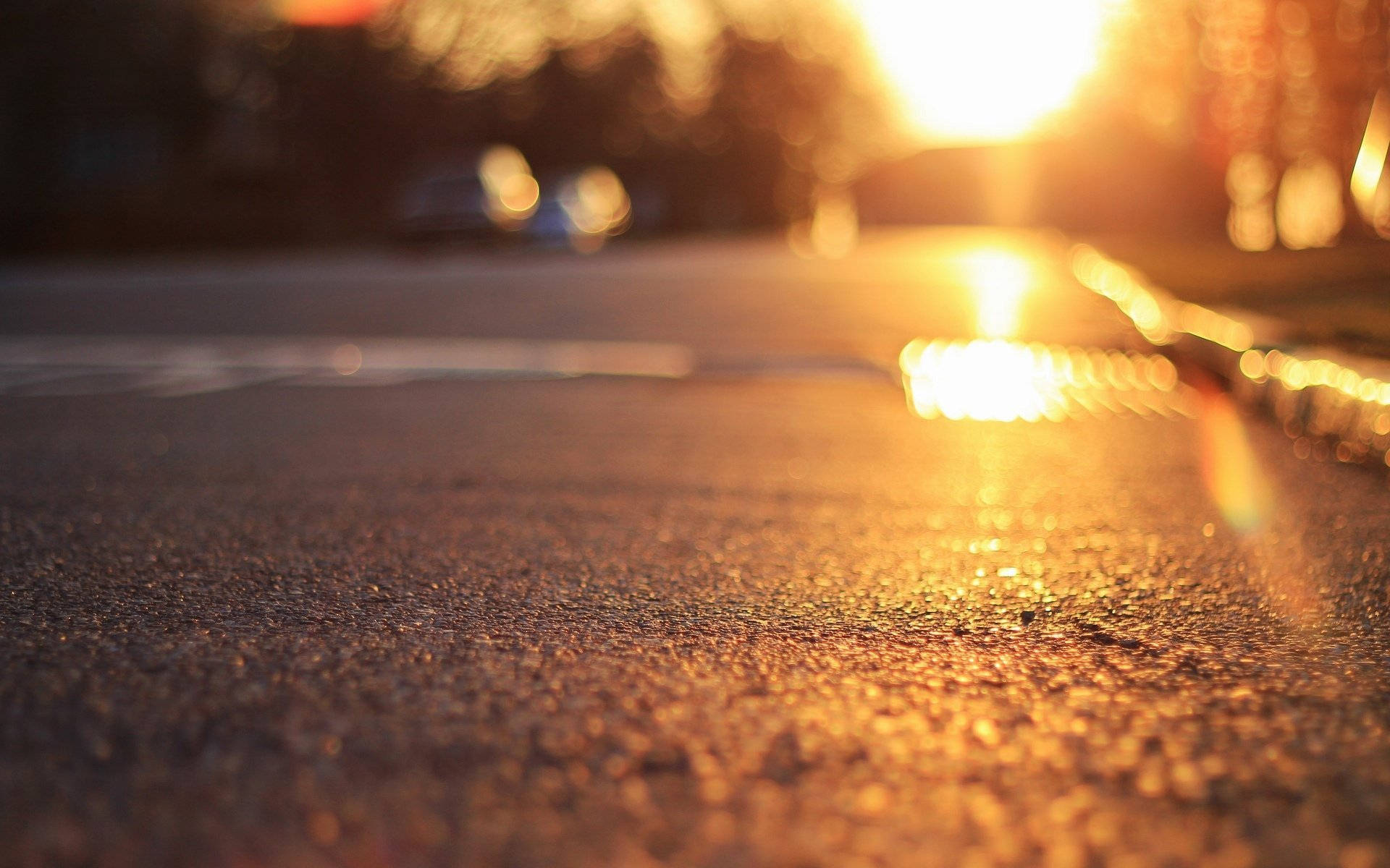 Download Dslr Blur Asphalt Road Wallpaper 