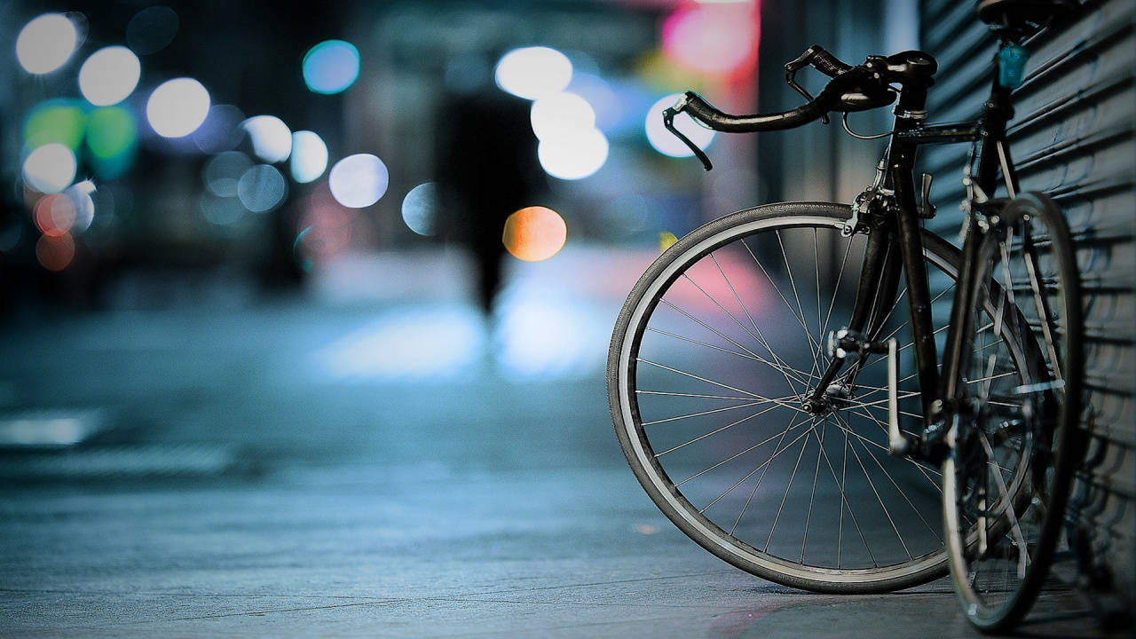 Download Dslr Blur Bicycle Wallpaper 