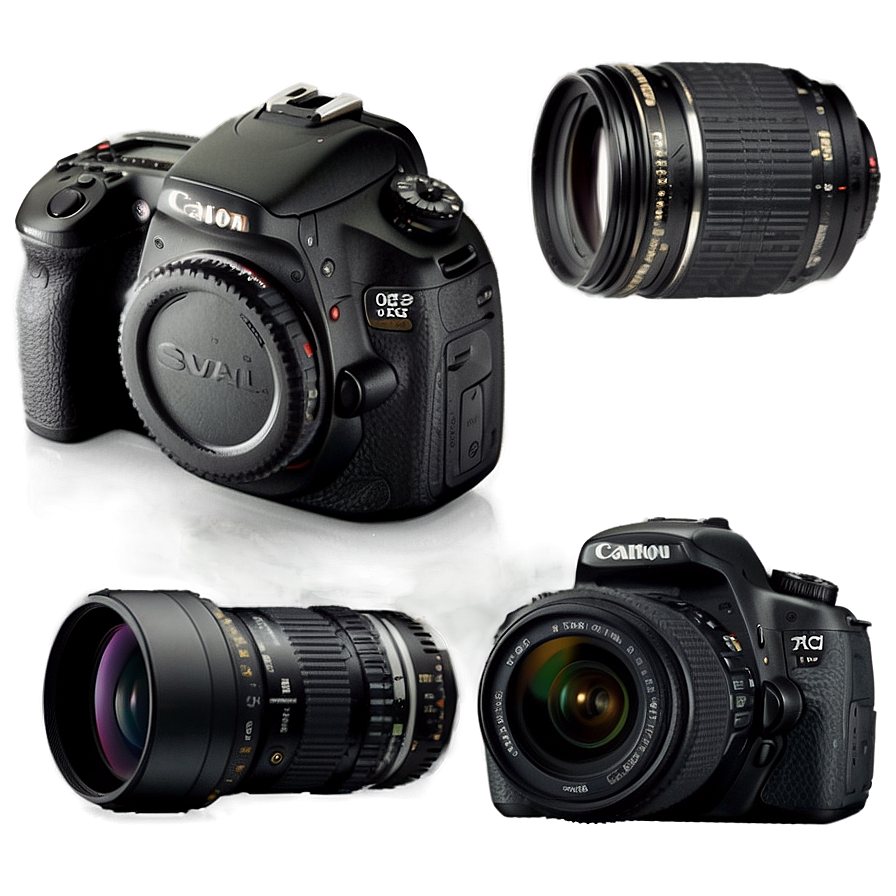 Dslr Camera Kit Png Ixp72 PNG