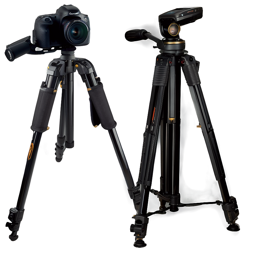 Dslr Camera With Tripod Png Oib68 PNG