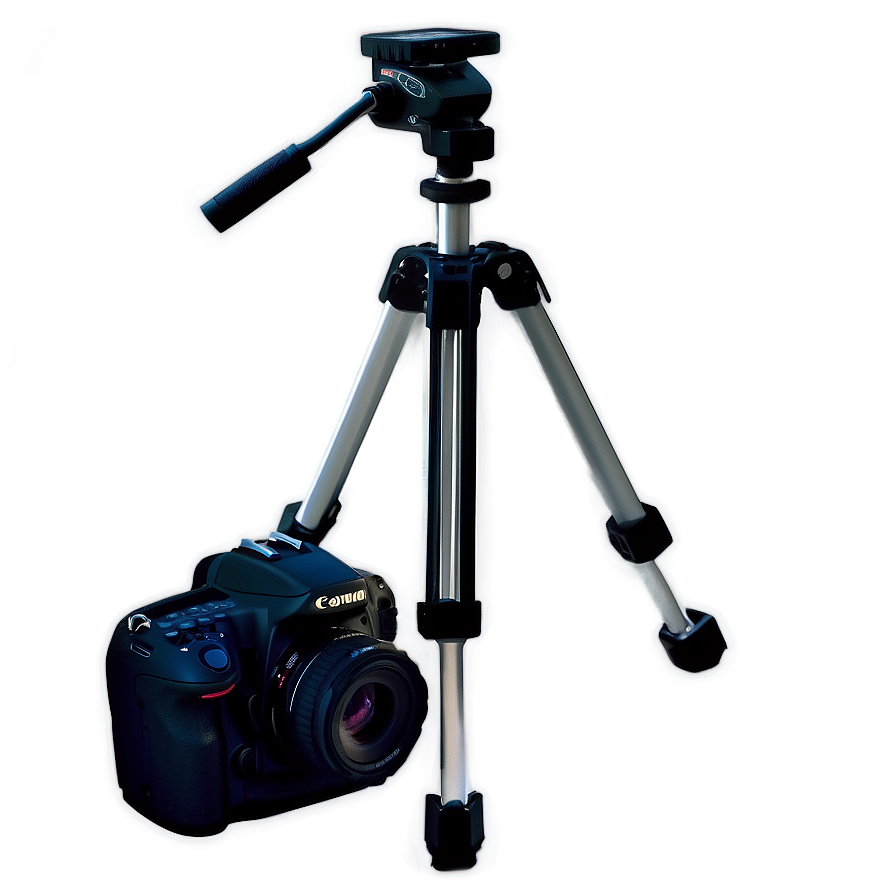 Dslr Camera With Tripod Png Sqf63 PNG