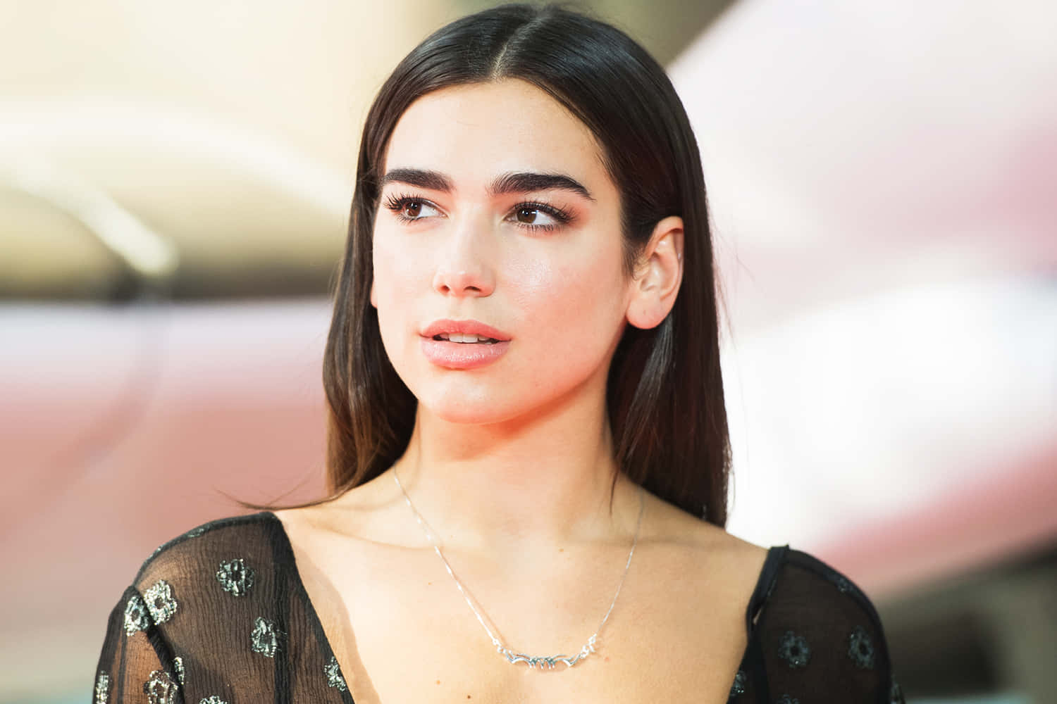 Dua Lipa exudes beauty and confidence in this stylish photo.
