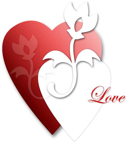 Dual Heart Love Graphic PNG