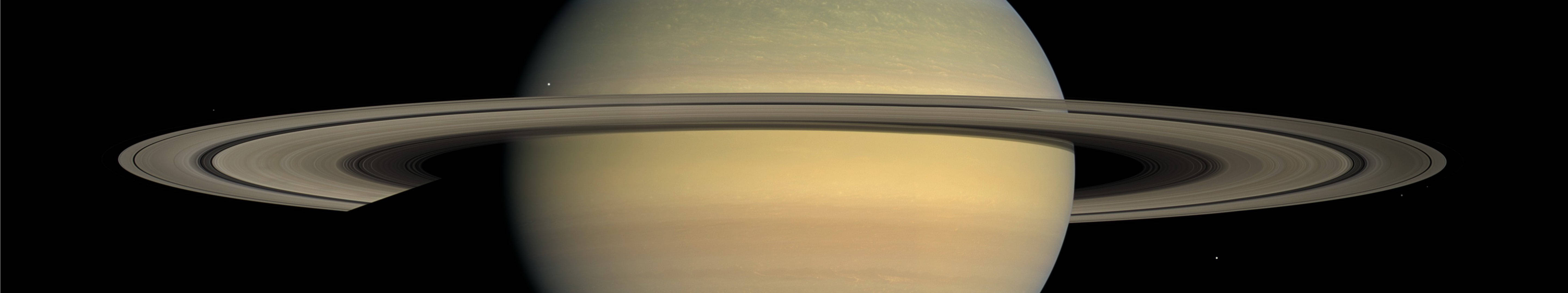 Dual Monitor Saturn 4k Background